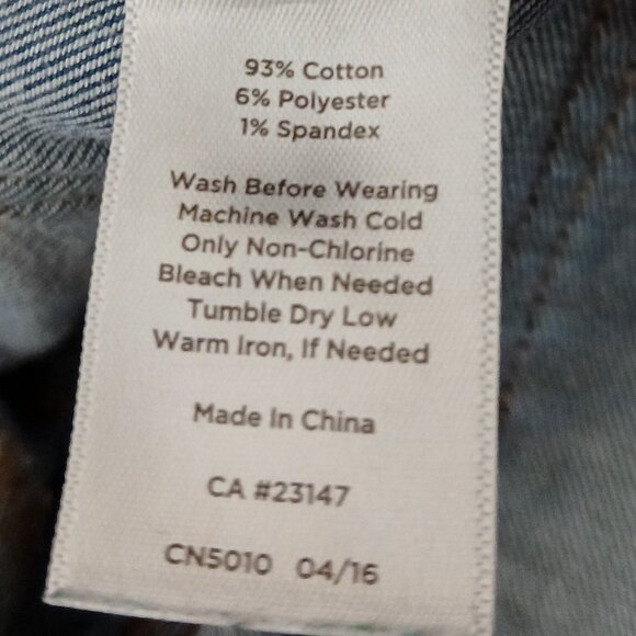 Talbots Women's Flare Jeans in Blue - Picture 8 of 8